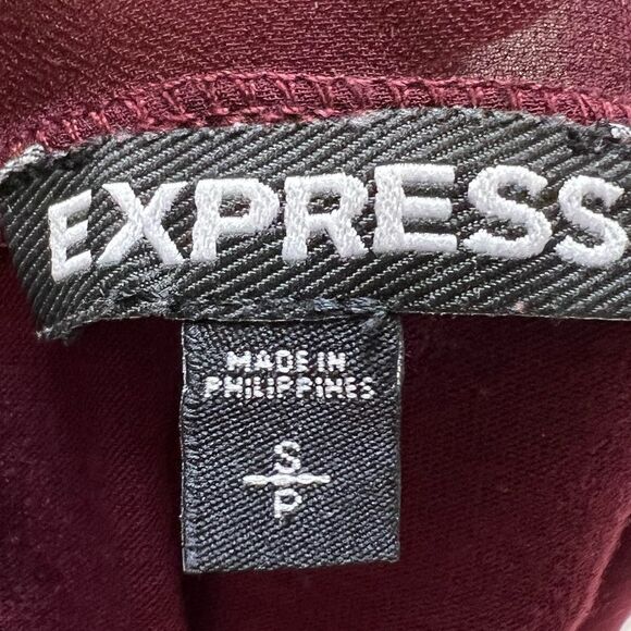 Express Ruffle Shoulder Sheer Top Sweetheart Neckline T Shirt - Picture 10 of 10